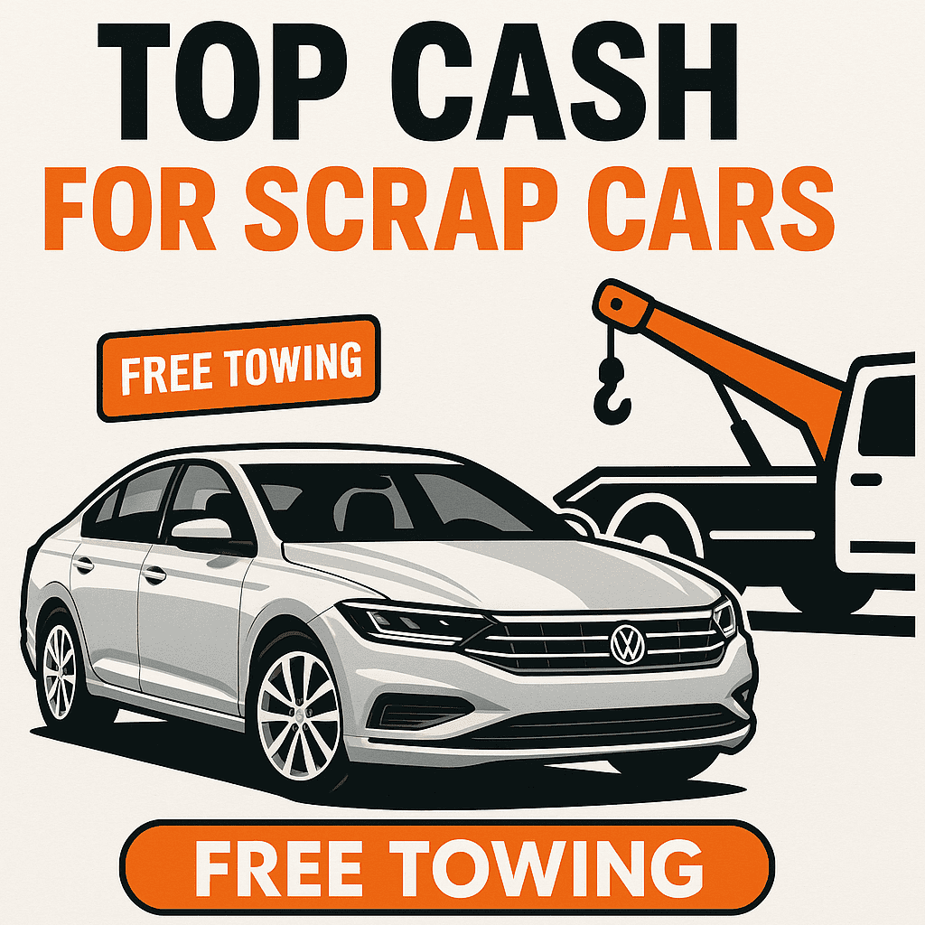 Top cash for scrap cars and junk cars
